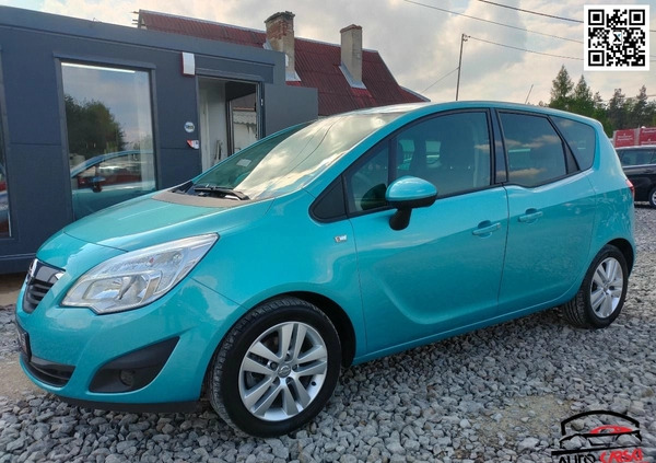 Opel Meriva cena 21500 przebieg: 202452, rok produkcji 2010 z Jeziorany małe 742